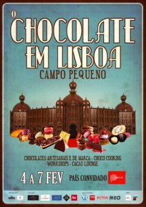 Cartaz O Chocolate em Lisboa